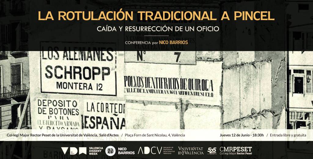 Conferencia: La Rotulación Tradicional a Pincel